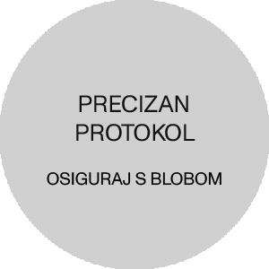 PRECIZAN PROTOKOL/ Osiguraj s Blobom.